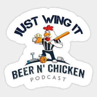 Just Wing It! Sticker